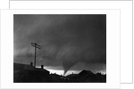 Tornado Moving Past Houses by Anonymous