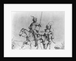 President Abraham Lincoln and General Benjamin F. Butler as Don Quiote and Pancho by Adalbert John Volck