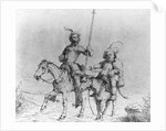 President Abraham Lincoln and General Benjamin F. Butler as Don Quiote and Pancho by Adalbert John Volck