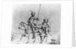 President Abraham Lincoln and General Benjamin F. Butler as Don Quiote and Pancho by Adalbert John Volck