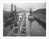 U. S. S. Missouri and U. S. S. Ohio at the Panama Canal by Anonymous