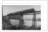 Passenger Train on Posada-Encarnation Trestle Bridge, Mexico by Anonymous
