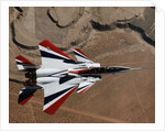 Red, White, and Blue F-15B in Flight by Anonymous