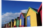 Colorfully Painted Bath Houses by Anonymous
