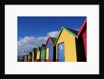 Colorfully Painted Bath Houses by Anonymous