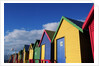 Colorfully Painted Bath Houses by Anonymous