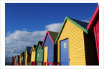 Colorfully Painted Bath Houses by Anonymous