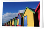 Colorfully Painted Bath Houses by Anonymous