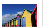 Colorfully Painted Bath Houses by Anonymous
