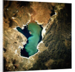 Low-Earth-Orbit View of Lake Poopo by Anonymous