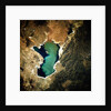 Low-Earth-Orbit View of Lake Poopo by Anonymous
