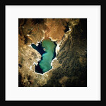 Low-Earth-Orbit View of Lake Poopo by Anonymous