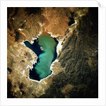 Low-Earth-Orbit View of Lake Poopo by Anonymous
