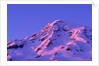 Sunset on Washington's Volcanic Mount Rainier by Anonymous