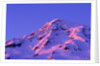 Sunset on Washington's Volcanic Mount Rainier by Anonymous