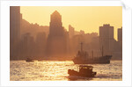 Boats in Hong Kong Harbor by Anonymous