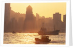 Boats in Hong Kong Harbor by Anonymous