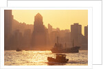 Boats in Hong Kong Harbor by Anonymous