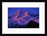 Sunset Alpenglow on Mount Rainier by Anonymous