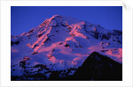 Sunset Alpenglow on Mount Rainier by Anonymous