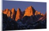 Morning Light on Mount Whitney by Anonymous