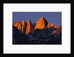 Morning Light on Mount Whitney by Anonymous