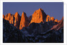 Morning Light on Mount Whitney by Anonymous