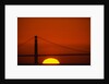 Sunset Behind the Golden Gate Bridge by Anonymous