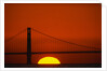 Sunset Behind the Golden Gate Bridge by Anonymous