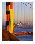 Golden Gate Bridge and San Francisco Skyline by Anonymous