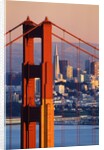 Golden Gate Bridge and San Francisco Skyline by Anonymous