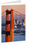 Golden Gate Bridge and San Francisco Skyline by Anonymous