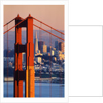 Golden Gate Bridge and San Francisco Skyline by Anonymous