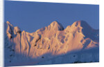 Sun Setting on Fief Mountains by Anonymous