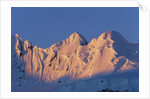 Sun Setting on Fief Mountains by Anonymous