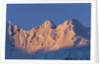 Sun Setting on Fief Mountains by Anonymous