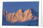 Sun Setting on Fief Mountains by Anonymous
