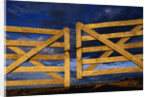Locked Wooden Fence Gate by Anonymous