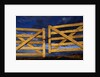 Locked Wooden Fence Gate by Anonymous