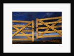 Locked Wooden Fence Gate by Anonymous