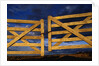 Locked Wooden Fence Gate by Anonymous