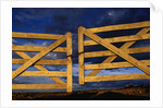 Locked Wooden Fence Gate by Anonymous