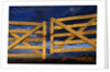 Locked Wooden Fence Gate by Anonymous