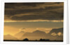 Dark Clouds Above Mountains by Anonymous