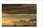 Dark Clouds Above Mountains by Anonymous