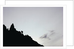 Female Hiker Climbing Twin Peaks by Anonymous