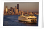 Ferry Boat in Elliot Bay by Anonymous