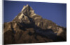 Sun Setting on Machhapuchare by Anonymous