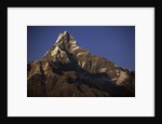 Sun Setting on Machhapuchare by Anonymous