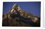 Sun Setting on Machhapuchare by Anonymous